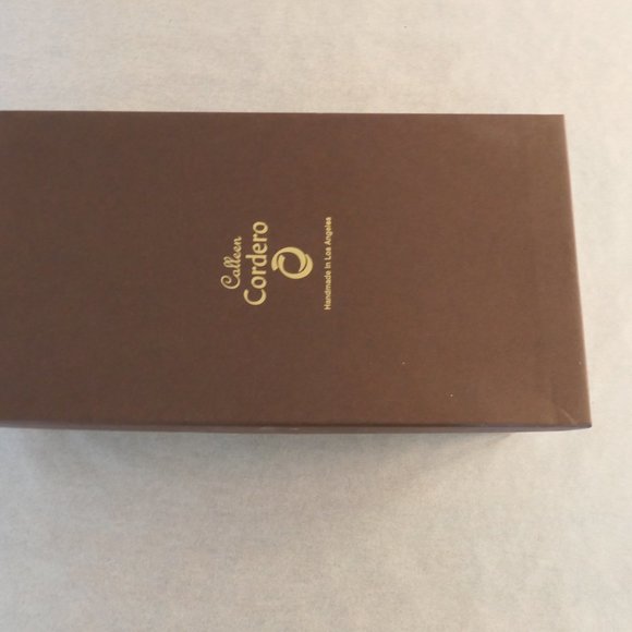 Size 9.5 Calleen Cordera Caliza Brown Peep Toe - Picture 10 of 11